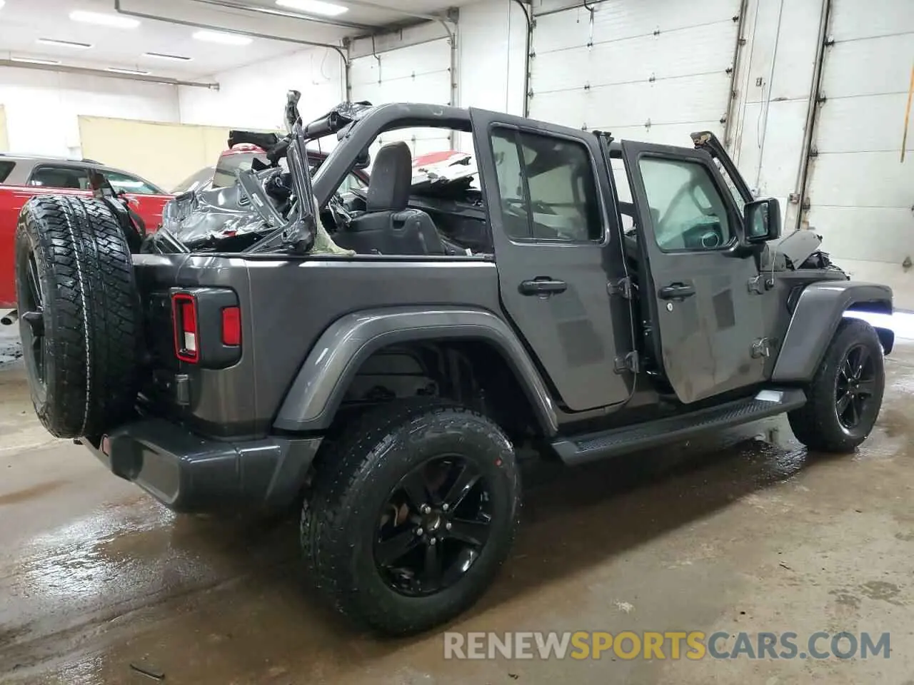 3 Photograph of a damaged car 1C4HJXEG0MW612247 JEEP WRANGLER 2021