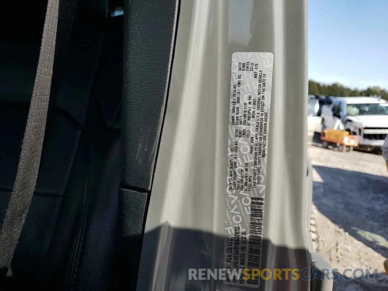 16 Photograph of a damaged car 1C4HJXEG0MW632630 JEEP WRANGLER 2021