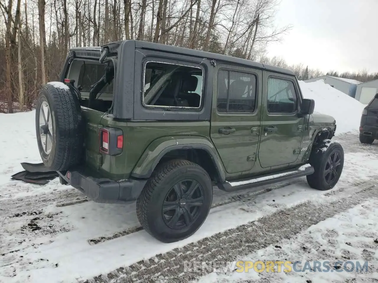 3 Photograph of a damaged car 1C4HJXEG2MW823594 JEEP WRANGLER 2021
