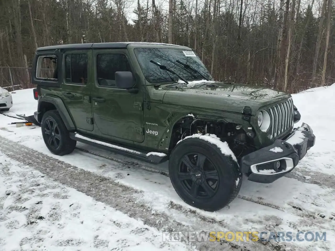 4 Photograph of a damaged car 1C4HJXEG2MW823594 JEEP WRANGLER 2021