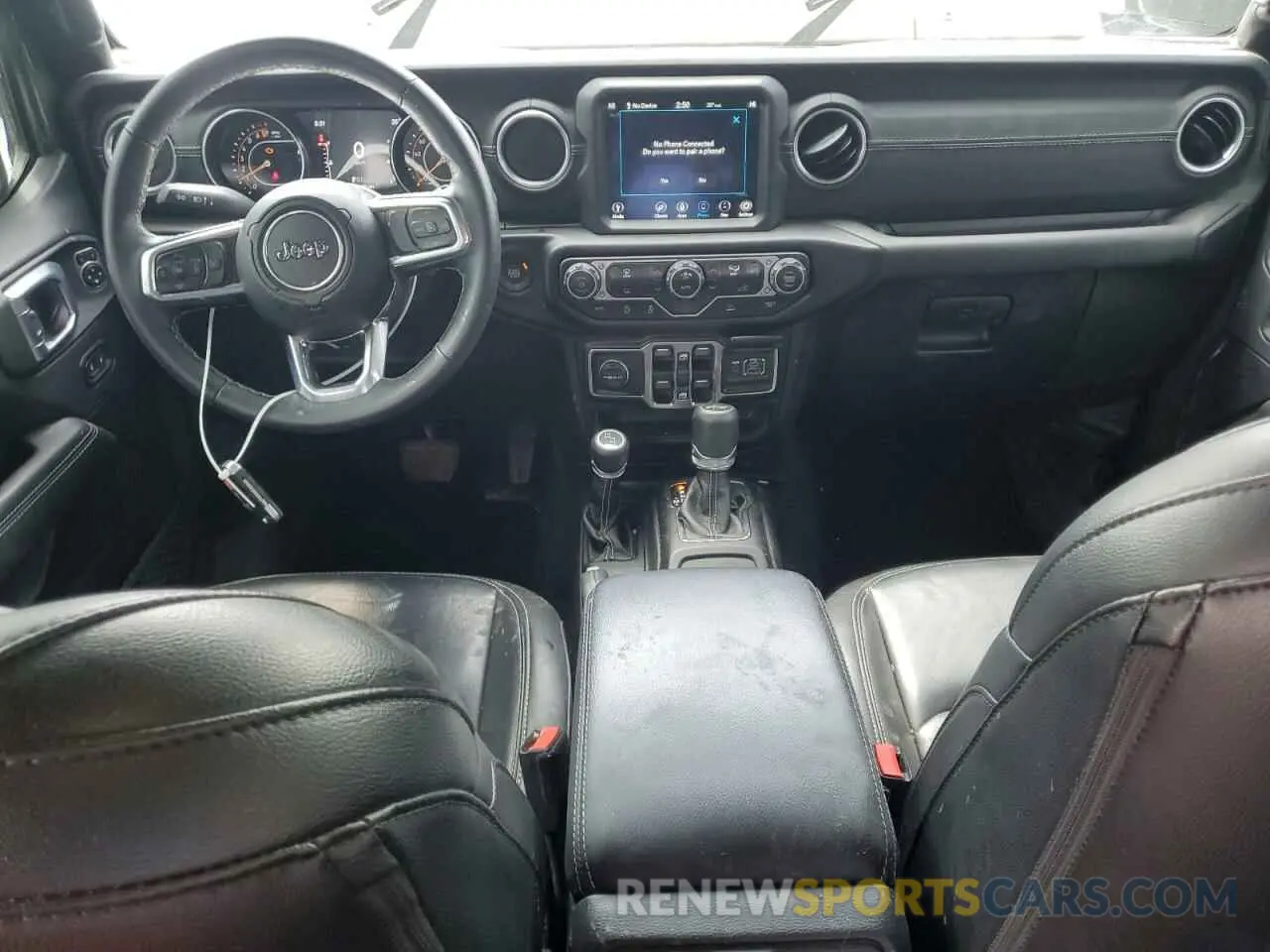 8 Photograph of a damaged car 1C4HJXEG2MW823594 JEEP WRANGLER 2021