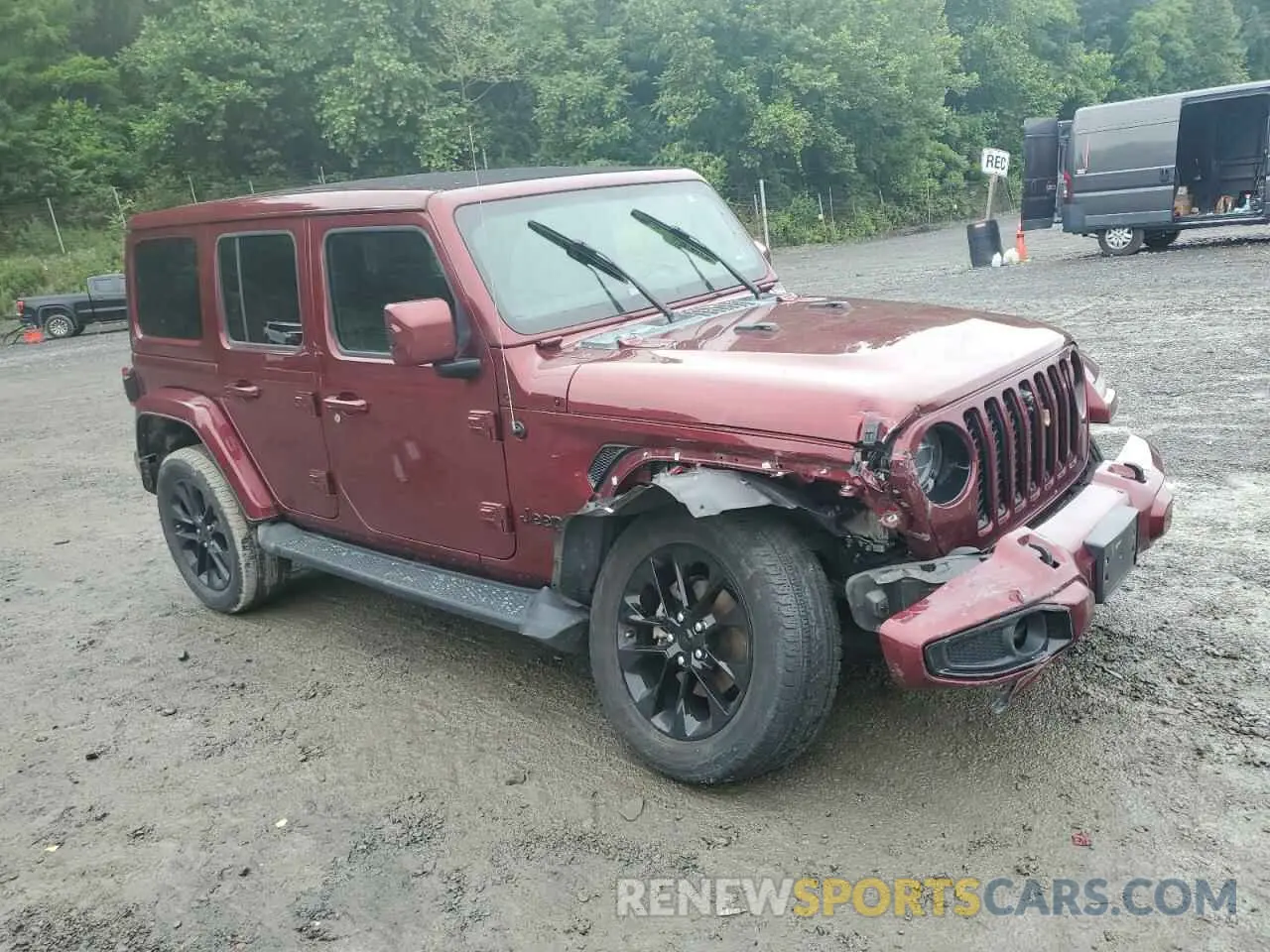 4 Photograph of a damaged car 1C4HJXEG6MW620675 JEEP WRANGLER 2021
