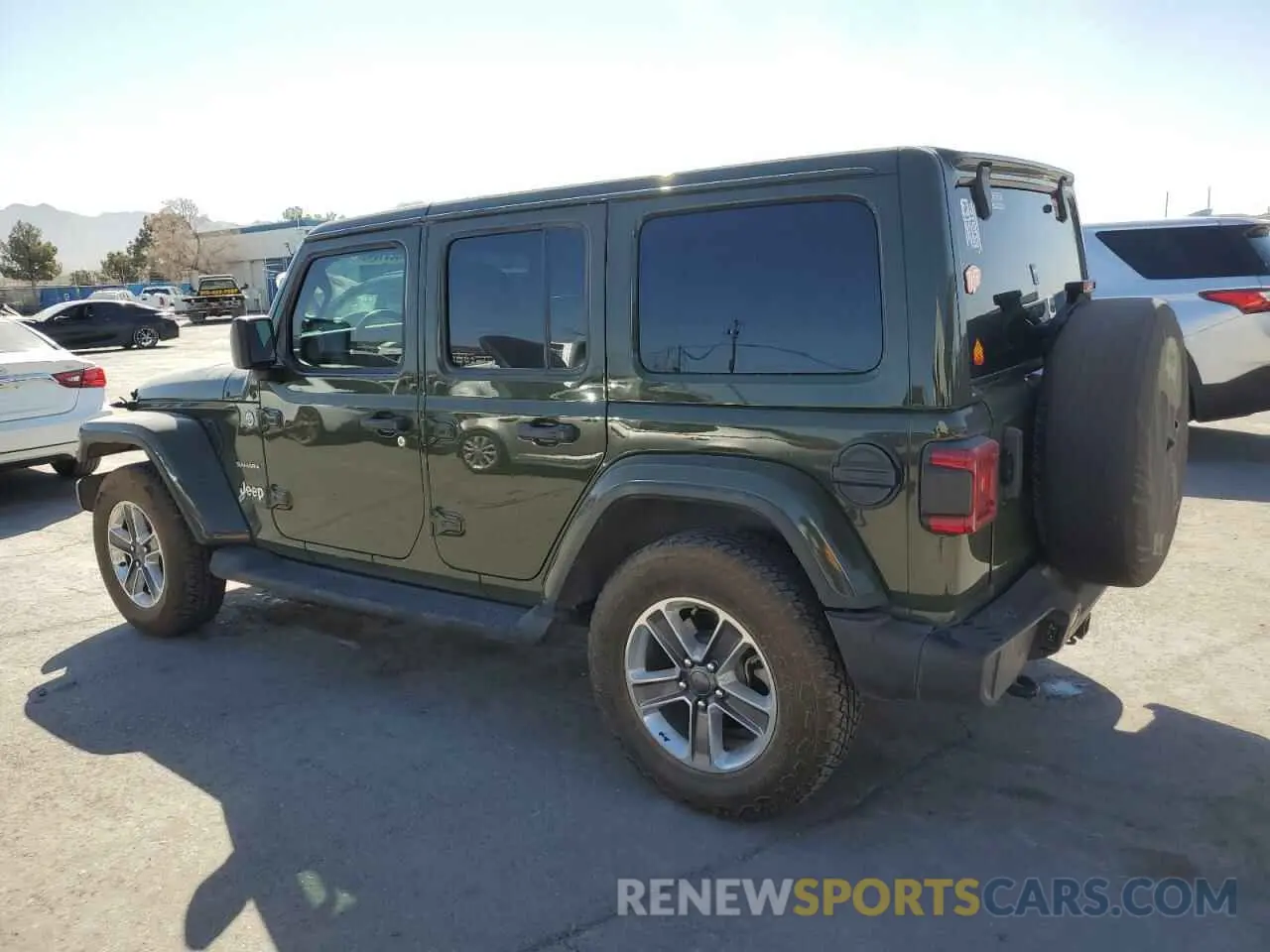 2 Photograph of a damaged car 1C4HJXEGXMW502581 JEEP WRANGLER 2021