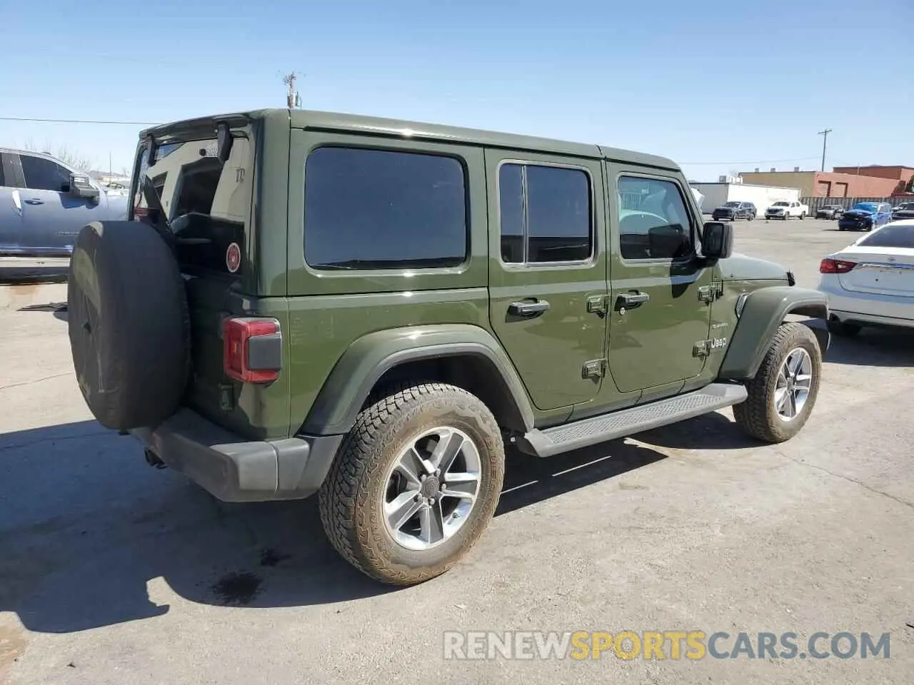 3 Photograph of a damaged car 1C4HJXEGXMW502581 JEEP WRANGLER 2021