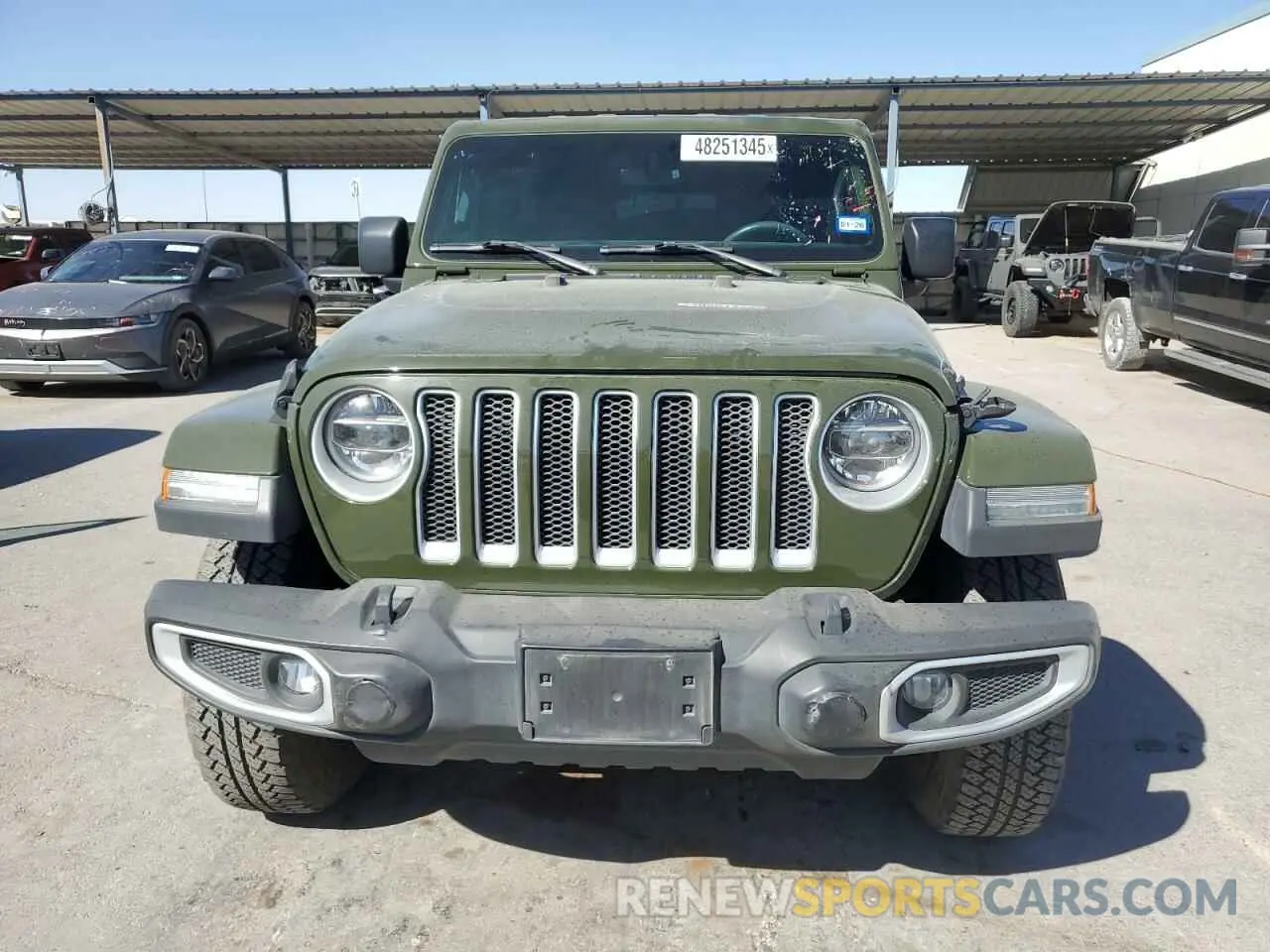 5 Photograph of a damaged car 1C4HJXEGXMW502581 JEEP WRANGLER 2021