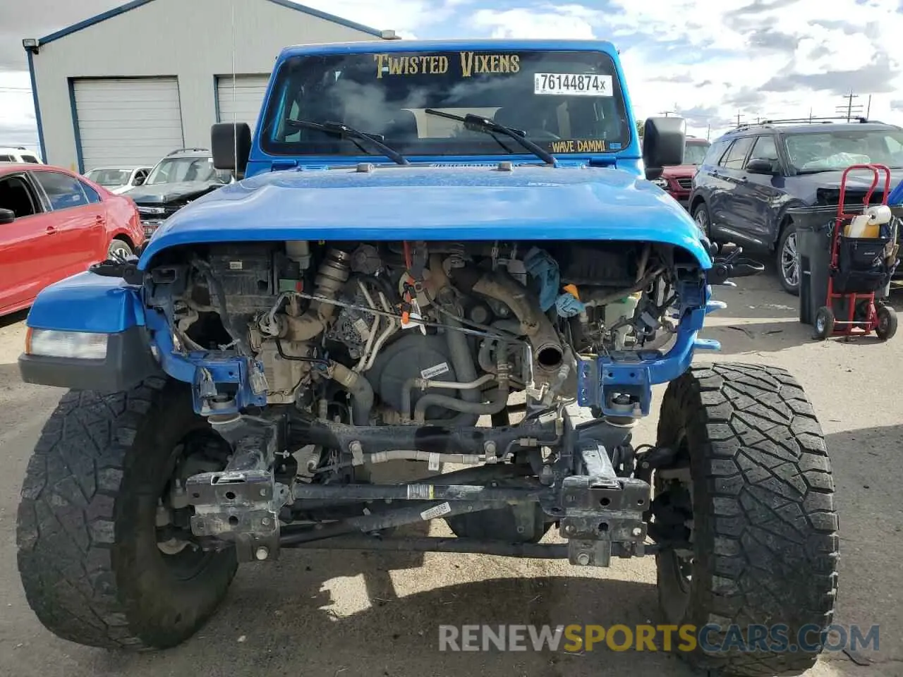5 Photograph of a damaged car 1C4HJXEM3MW770622 JEEP WRANGLER 2021