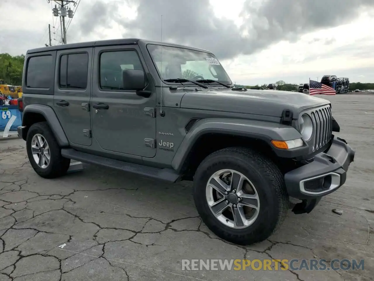 4 Photograph of a damaged car 1C4HJXEN0MW592791 JEEP WRANGLER 2021