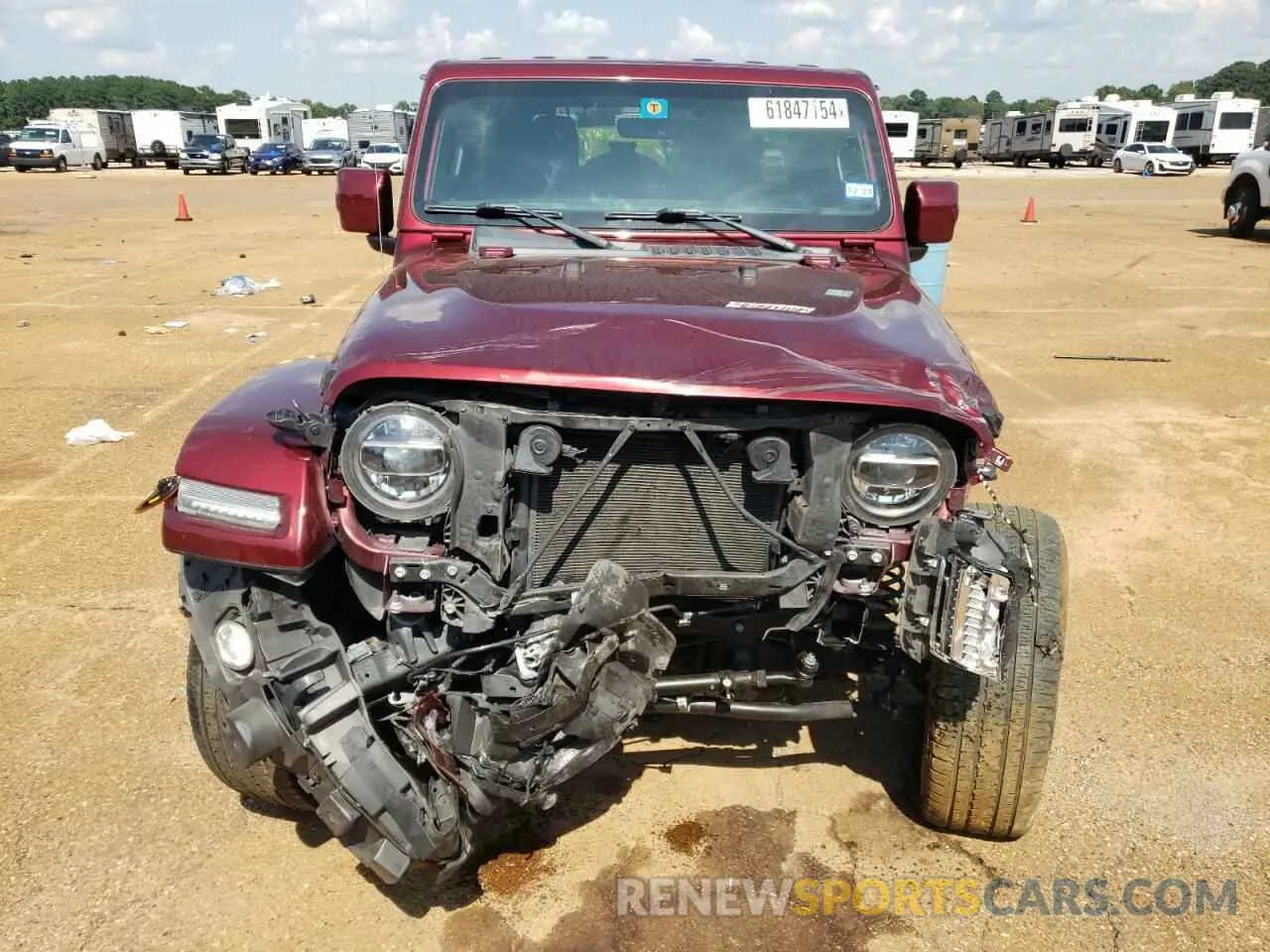 5 Photograph of a damaged car 1C4HJXEN0MW651709 JEEP WRANGLER 2021