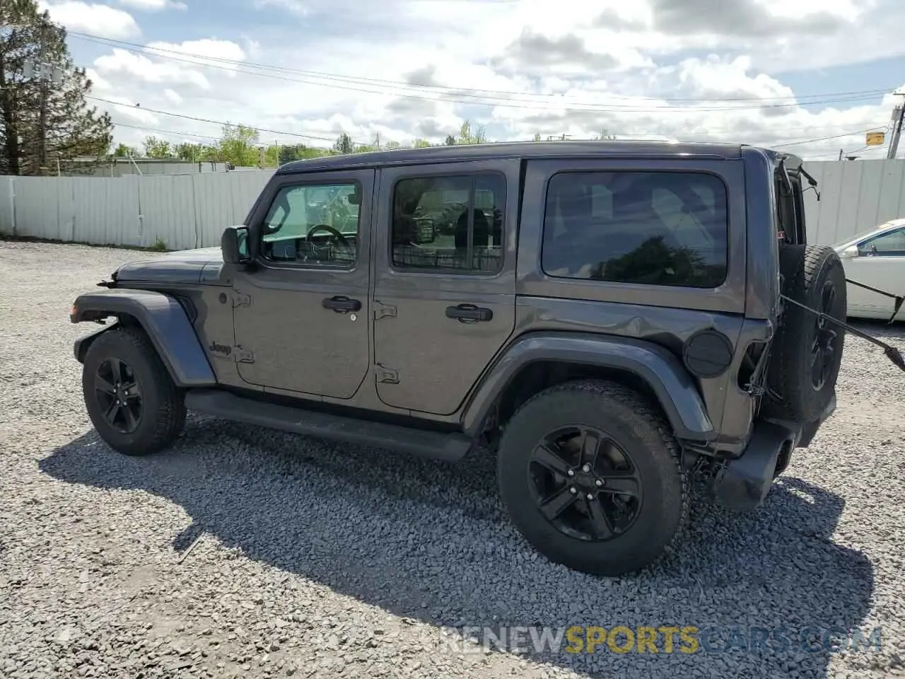 2 Photograph of a damaged car 1C4HJXEN1MW633364 JEEP WRANGLER 2021