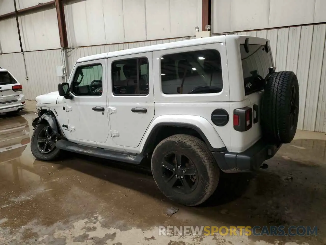 2 Photograph of a damaged car 1C4HJXEN1MW669300 JEEP WRANGLER 2021