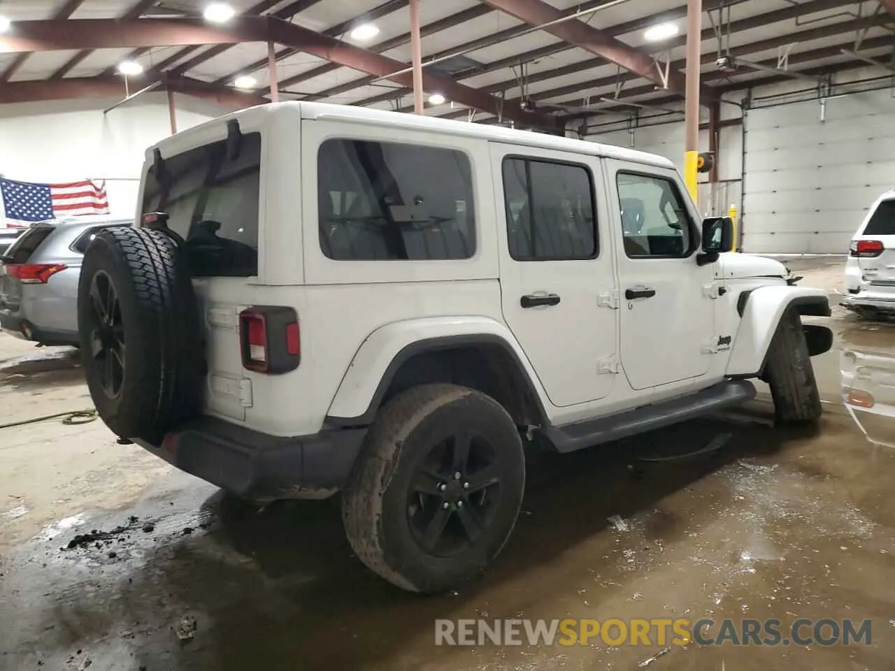 3 Photograph of a damaged car 1C4HJXEN1MW669300 JEEP WRANGLER 2021