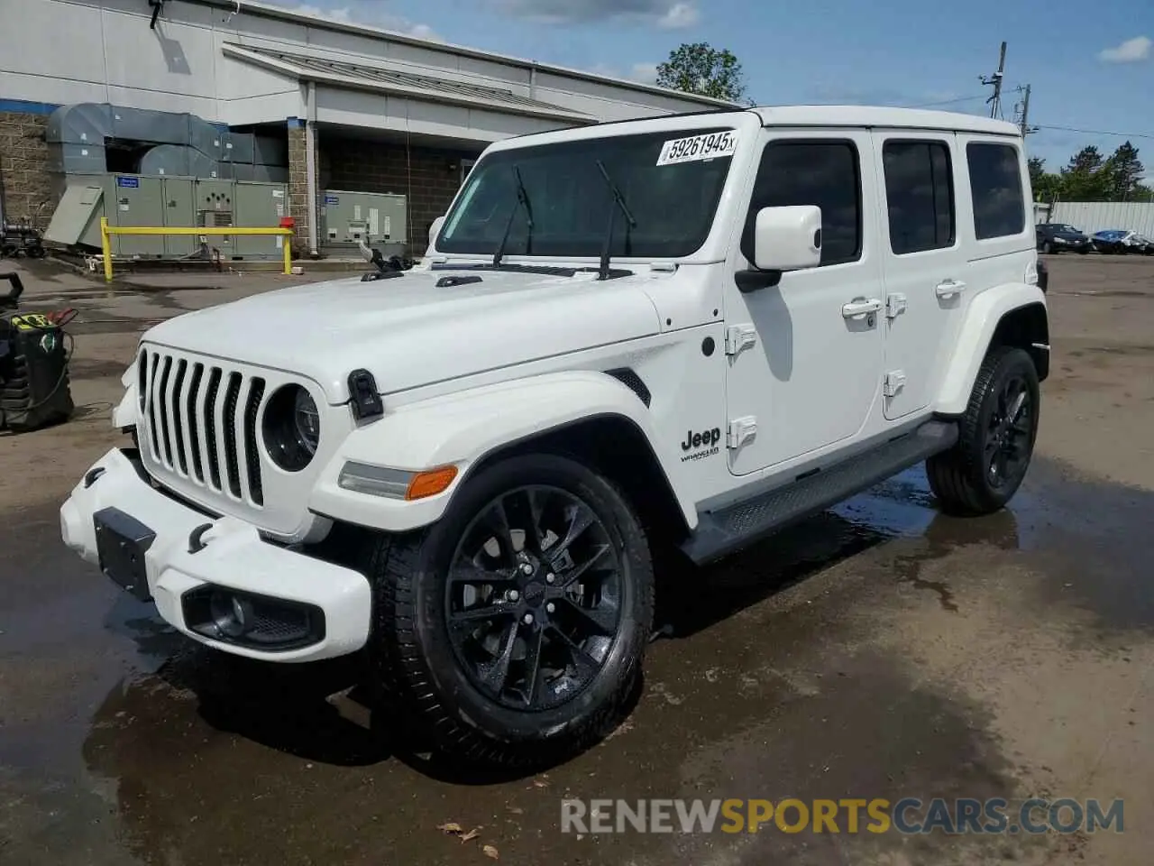 1 Photograph of a damaged car 1C4HJXEN2MW767414 JEEP WRANGLER 2021