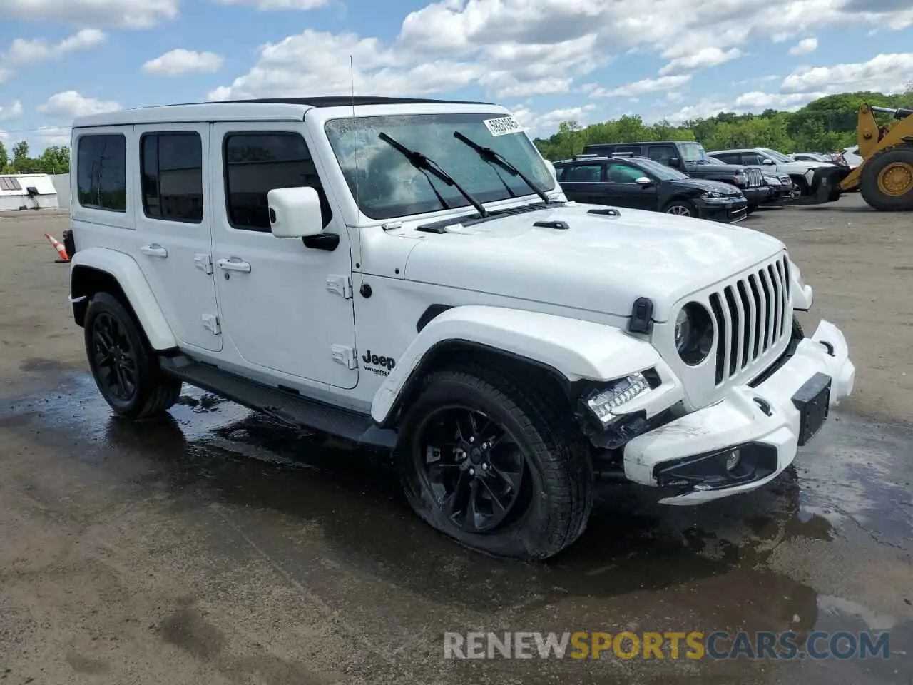 4 Photograph of a damaged car 1C4HJXEN2MW767414 JEEP WRANGLER 2021