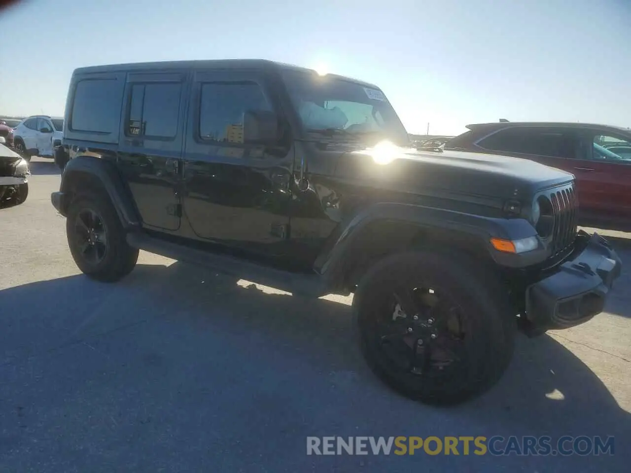 4 Photograph of a damaged car 1C4HJXEN3MW659058 JEEP WRANGLER 2021