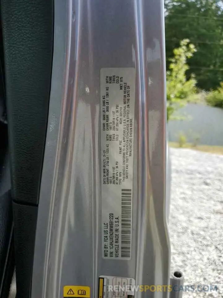 13 Photograph of a damaged car 1C4HJXEN3MW691220 JEEP WRANGLER 2021