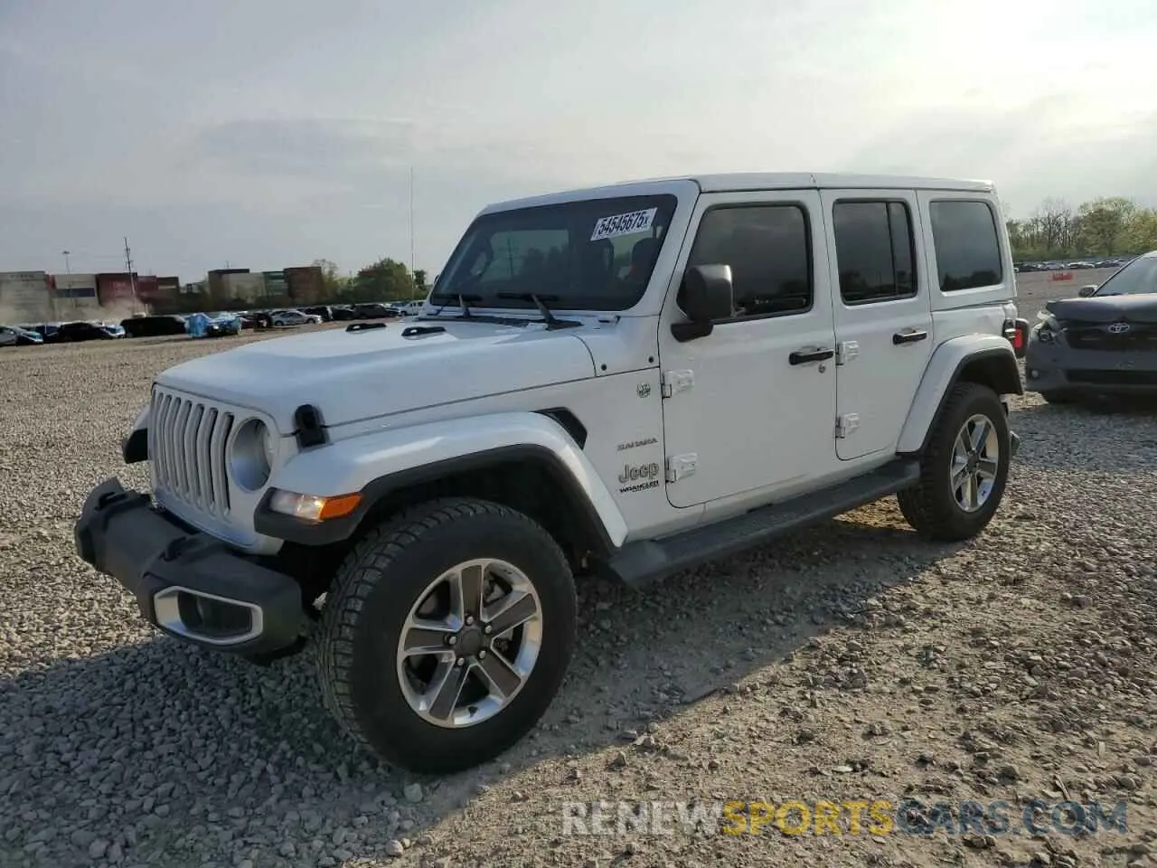 1 Photograph of a damaged car 1C4HJXEN4MW533534 JEEP WRANGLER 2021