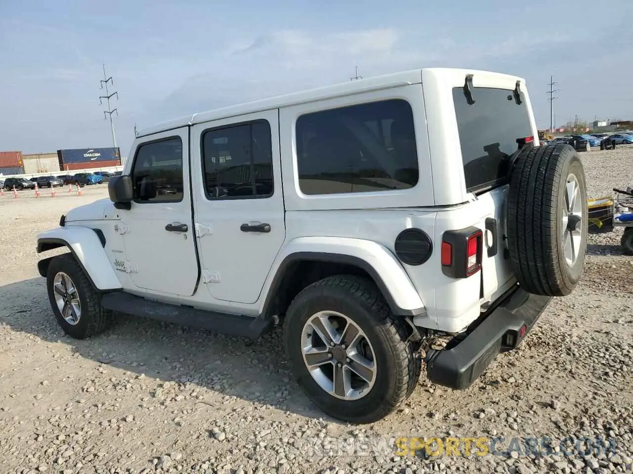 2 Photograph of a damaged car 1C4HJXEN4MW533534 JEEP WRANGLER 2021