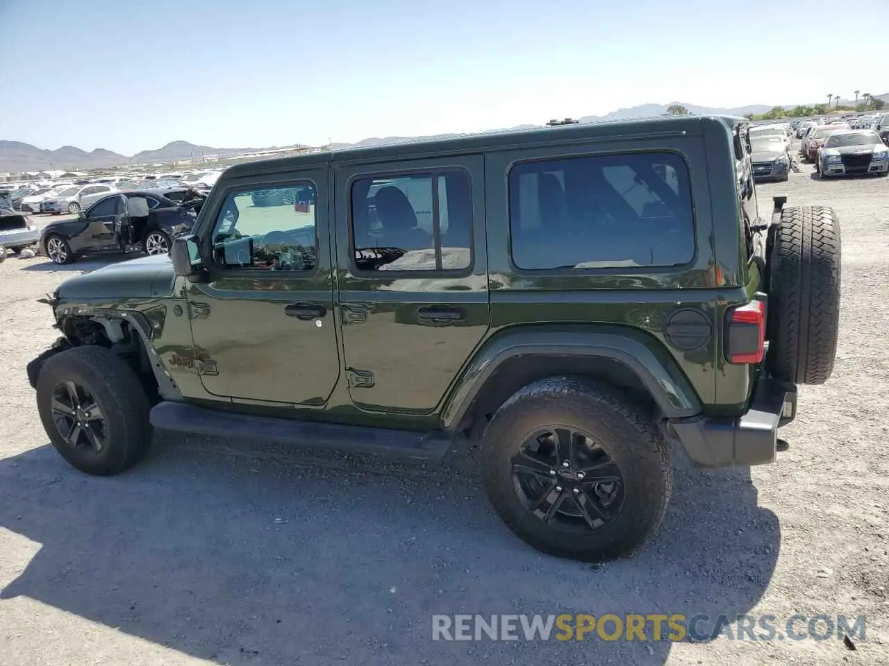 2 Photograph of a damaged car 1C4HJXEN5MW865773 JEEP WRANGLER 2021