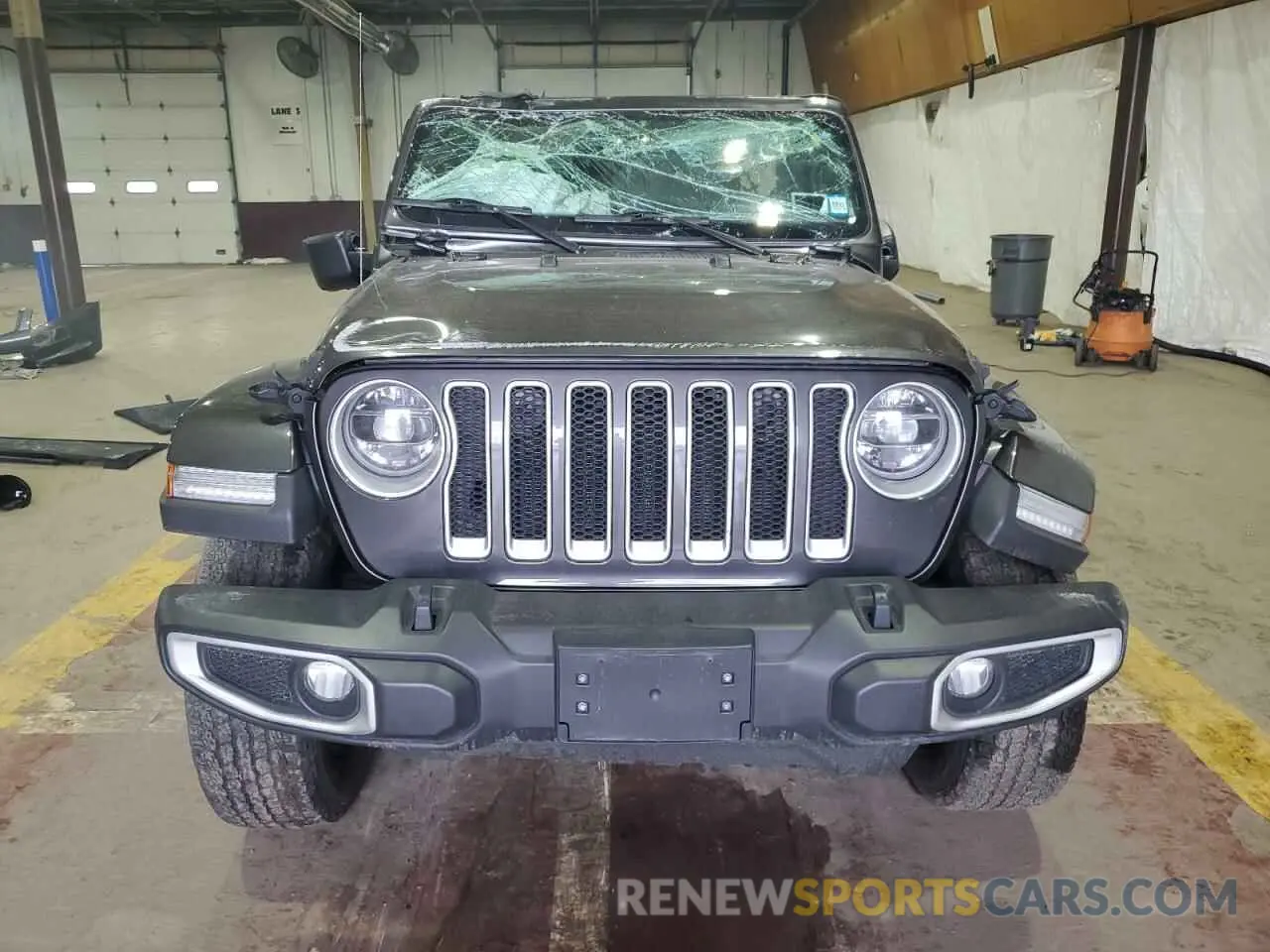 5 Photograph of a damaged car 1C4HJXEN6MW609397 JEEP WRANGLER 2021
