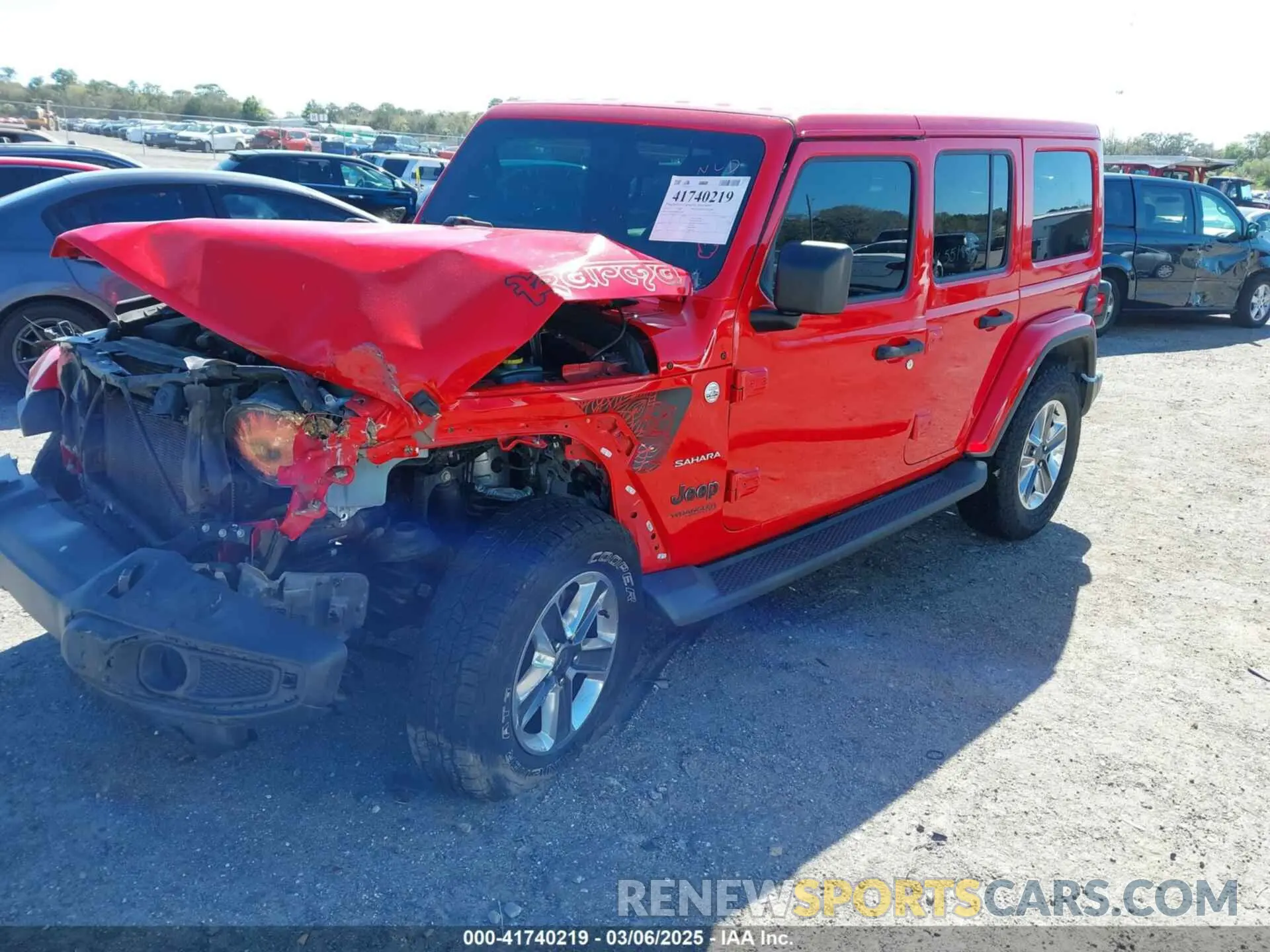 2 Photograph of a damaged car 1C4HJXEN7MW551848 JEEP WRANGLER 2021