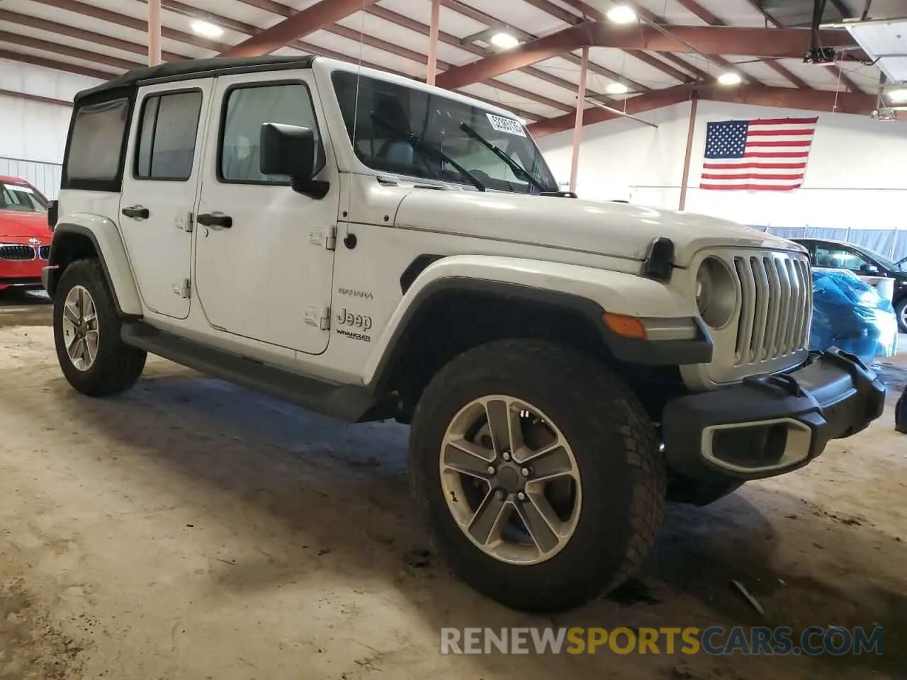 4 Photograph of a damaged car 1C4HJXEN8MW503095 JEEP WRANGLER 2021