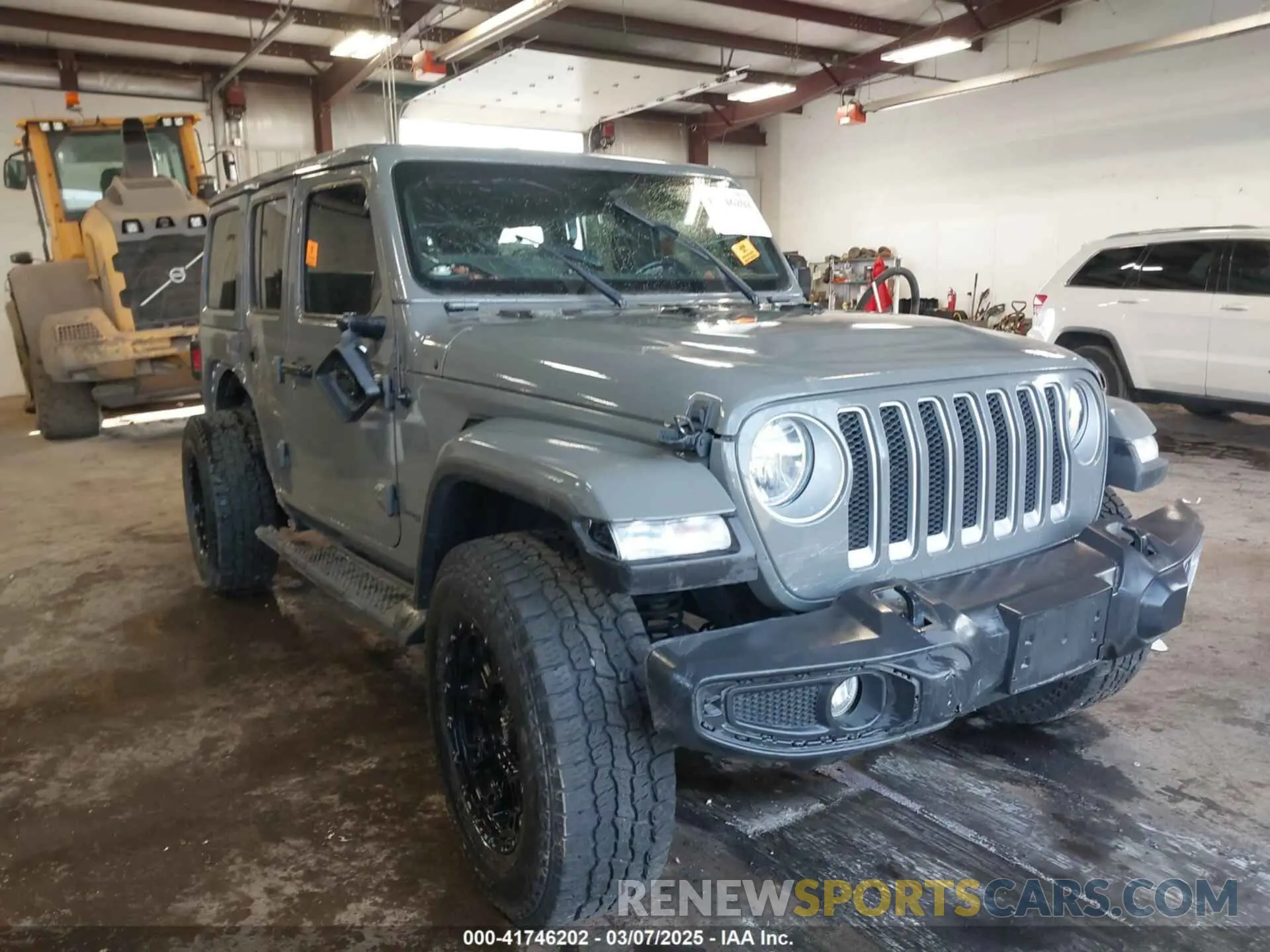 1 Photograph of a damaged car 1C4HJXEN8MW503811 JEEP WRANGLER 2021