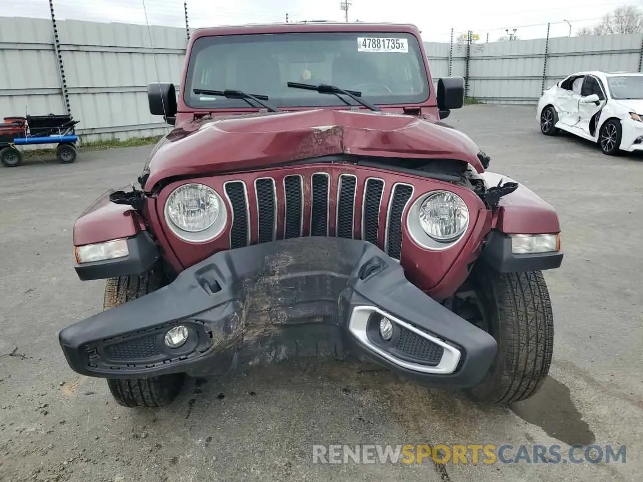 5 Photograph of a damaged car 1C4HJXEN8MW613404 JEEP WRANGLER 2021