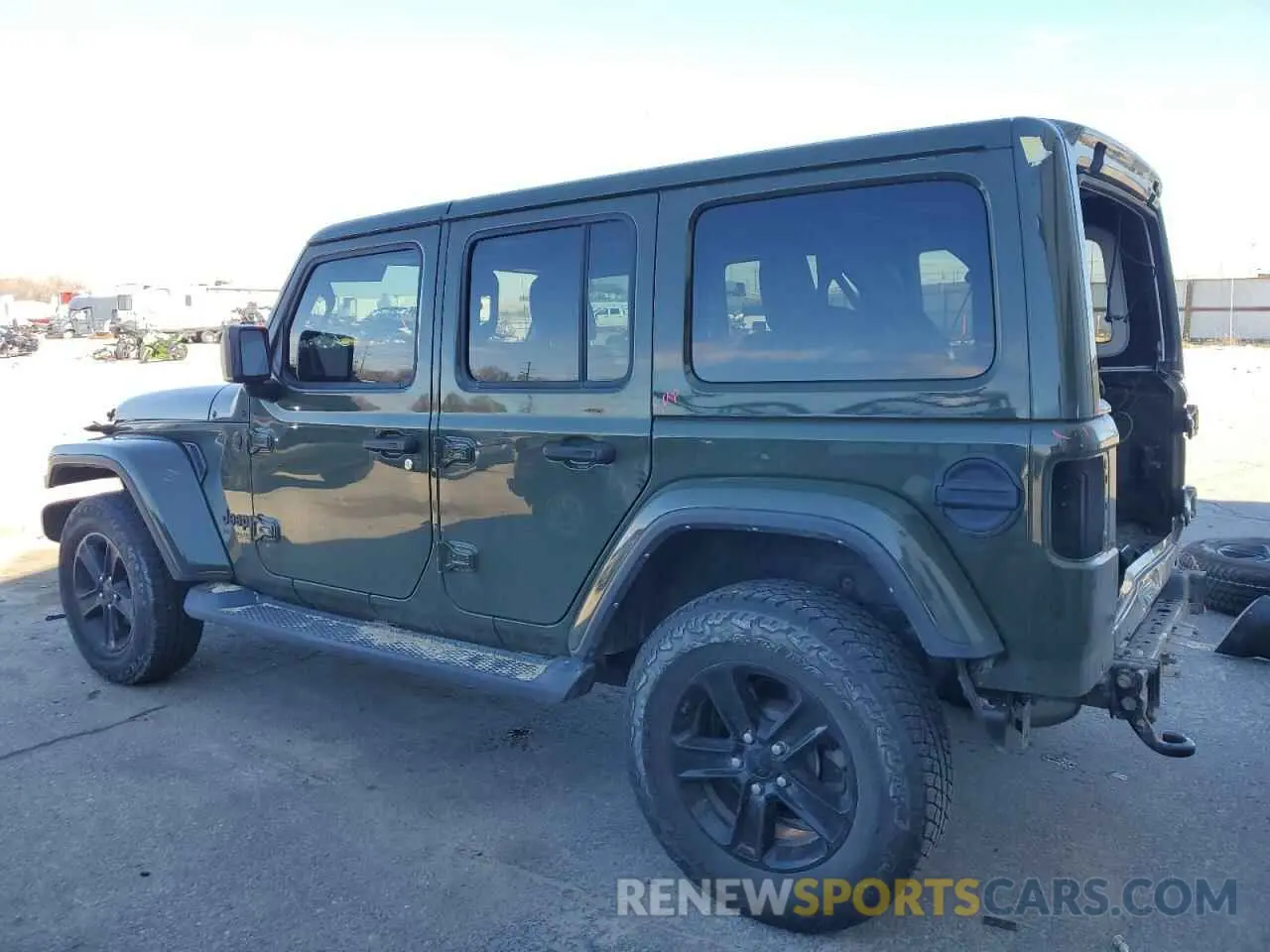 2 Photograph of a damaged car 1C4HJXEN8MW736426 JEEP WRANGLER 2021