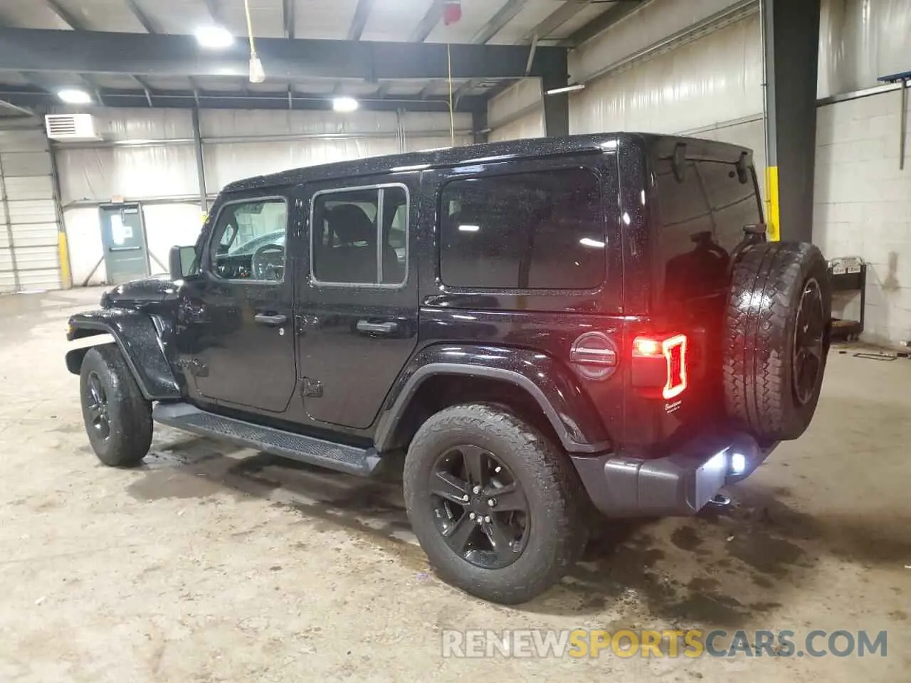 2 Photograph of a damaged car 1C4HJXEN8MW772617 JEEP WRANGLER 2021
