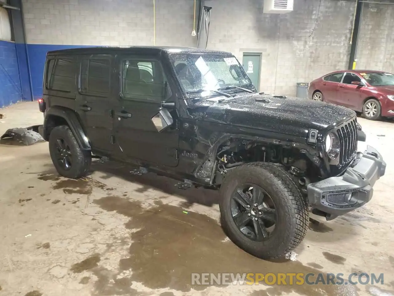 4 Photograph of a damaged car 1C4HJXEN8MW772617 JEEP WRANGLER 2021