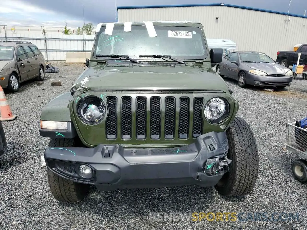 5 Photograph of a damaged car 1C4HJXEN8MW794195 JEEP WRANGLER 2021