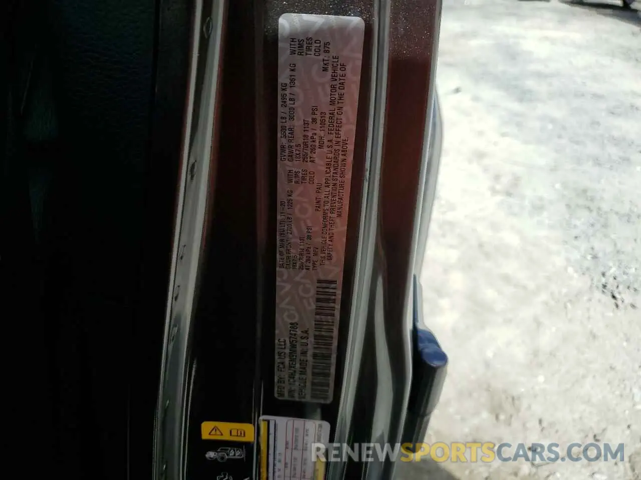 12 Photograph of a damaged car 1C4HJXEN9MW574788 JEEP WRANGLER 2021