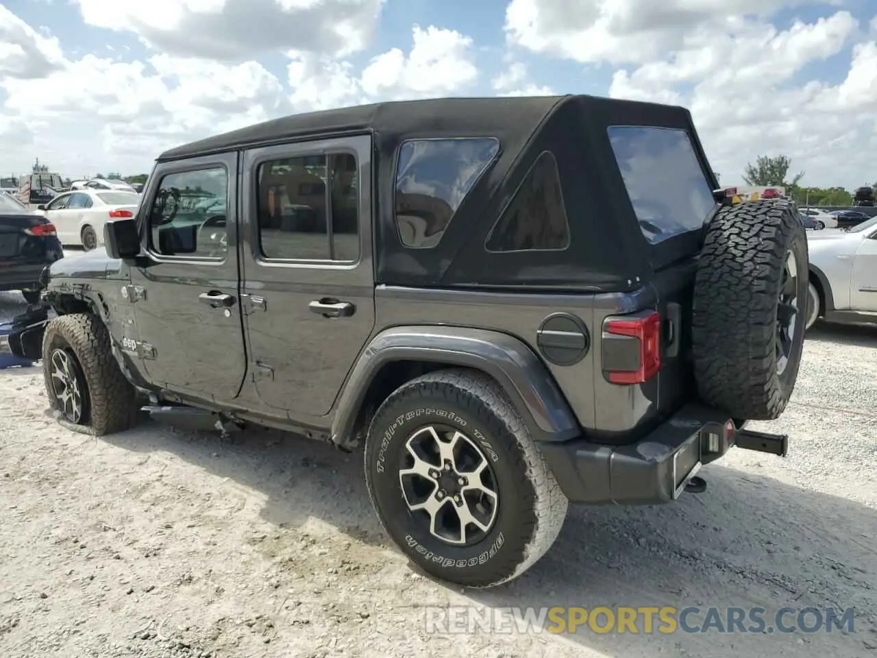 2 Photograph of a damaged car 1C4HJXEN9MW574788 JEEP WRANGLER 2021