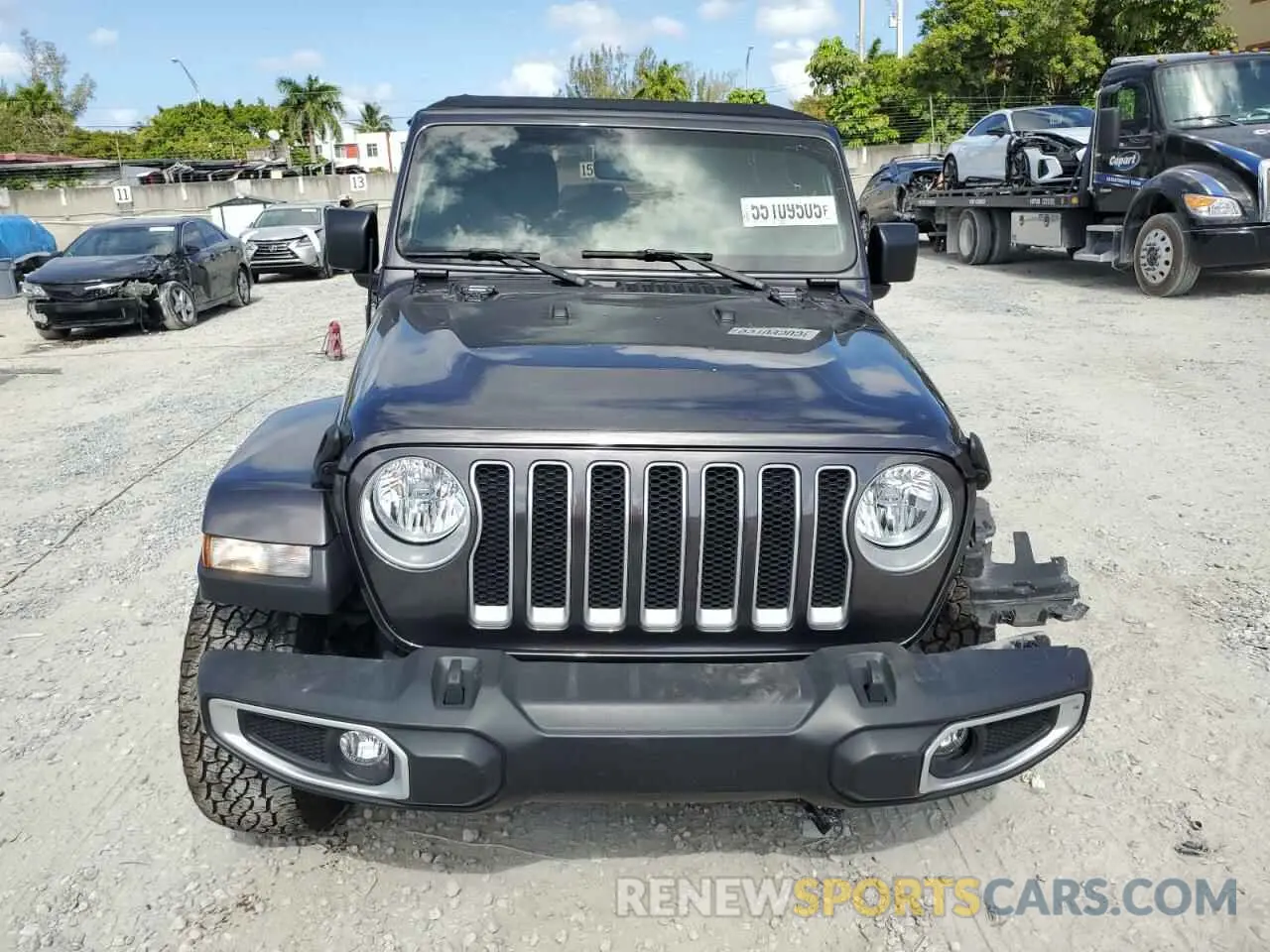 5 Photograph of a damaged car 1C4HJXEN9MW574788 JEEP WRANGLER 2021