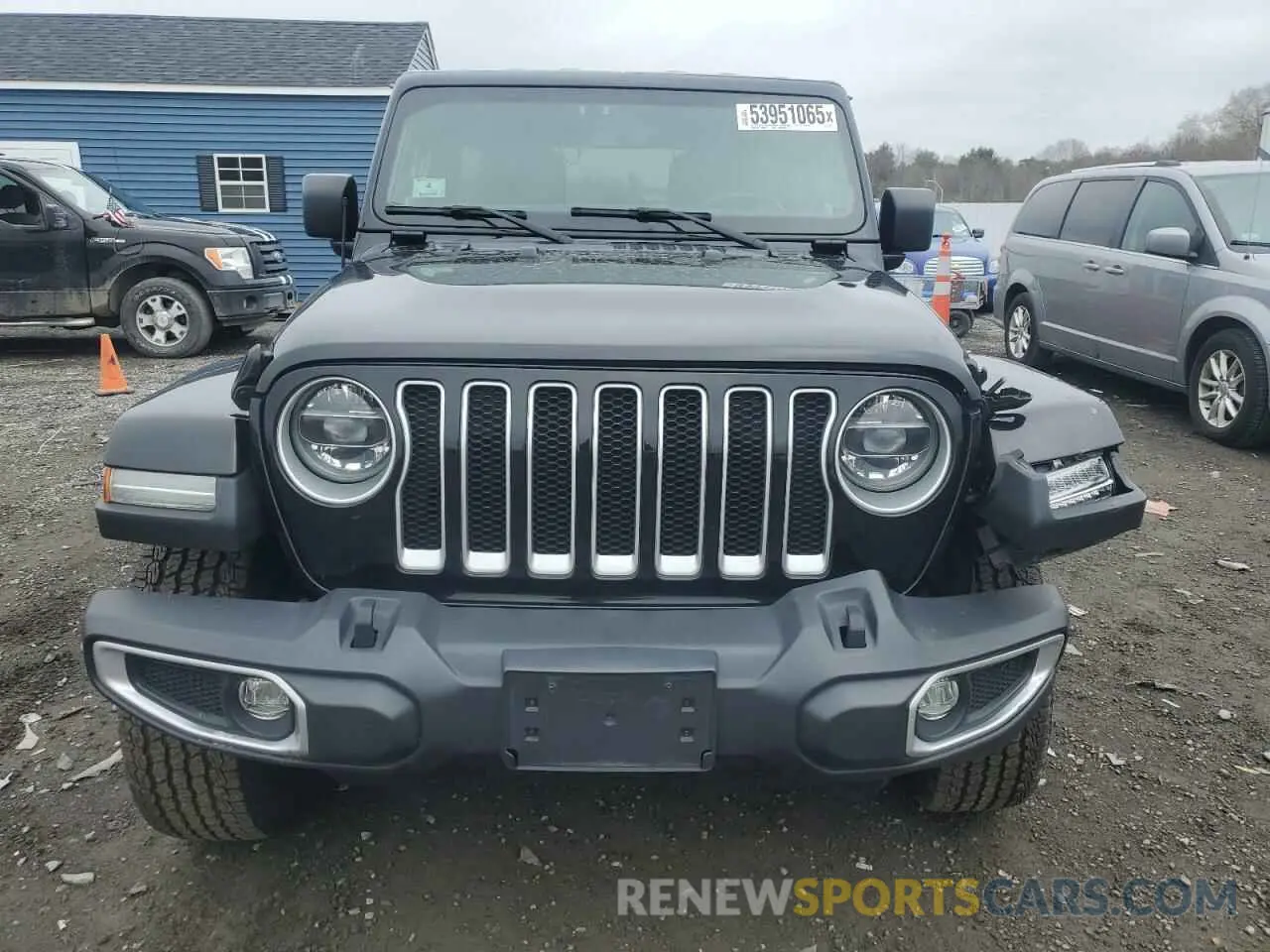 5 Photograph of a damaged car 1C4HJXEN9MW684143 JEEP WRANGLER 2021