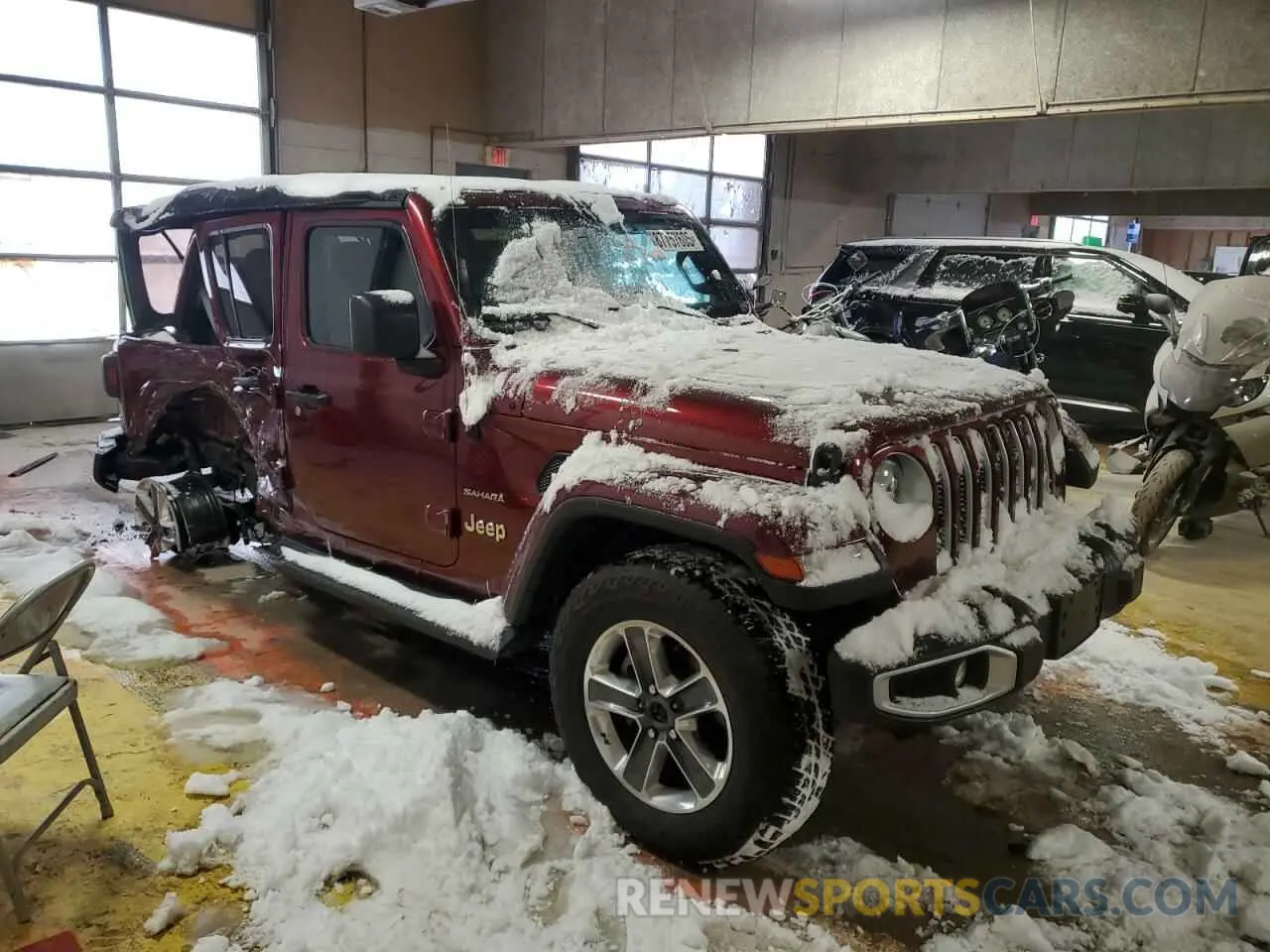 4 Photograph of a damaged car 1C4HJXENXMW608575 JEEP WRANGLER 2021