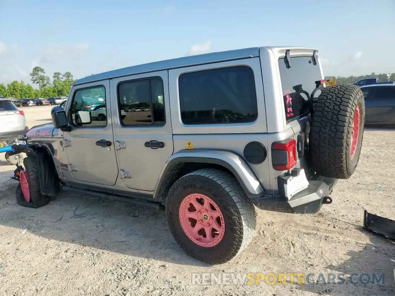 2 Photograph of a damaged car 1C4HJXFG0MW616829 JEEP WRANGLER 2021
