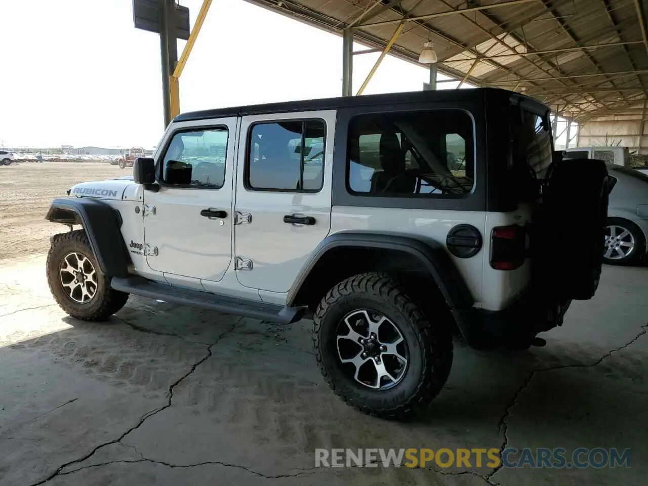 2 Photograph of a damaged car 1C4HJXFG1MW637740 JEEP WRANGLER 2021