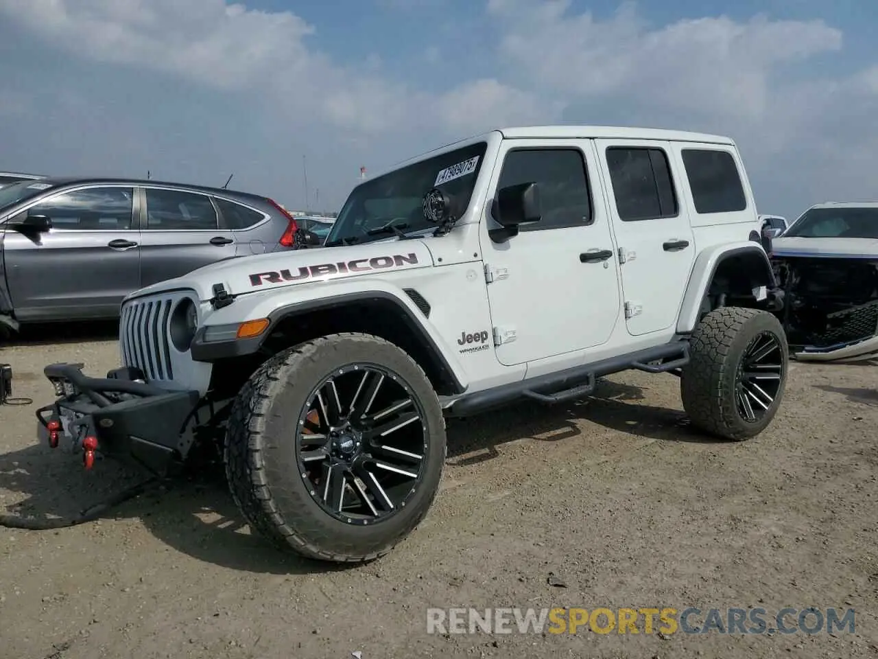 1 Photograph of a damaged car 1C4HJXFG2MW537484 JEEP WRANGLER 2021