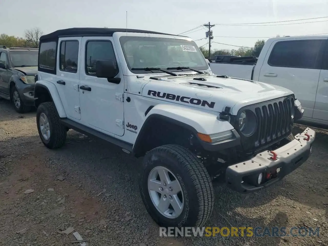 4 Photograph of a damaged car 1C4HJXFG2MW767641 JEEP WRANGLER 2021