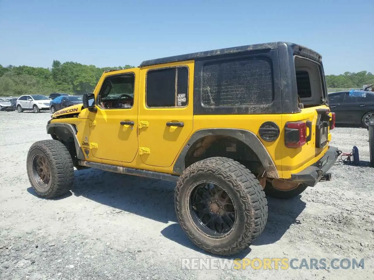 2 Photograph of a damaged car 1C4HJXFG3MW620194 JEEP WRANGLER 2021