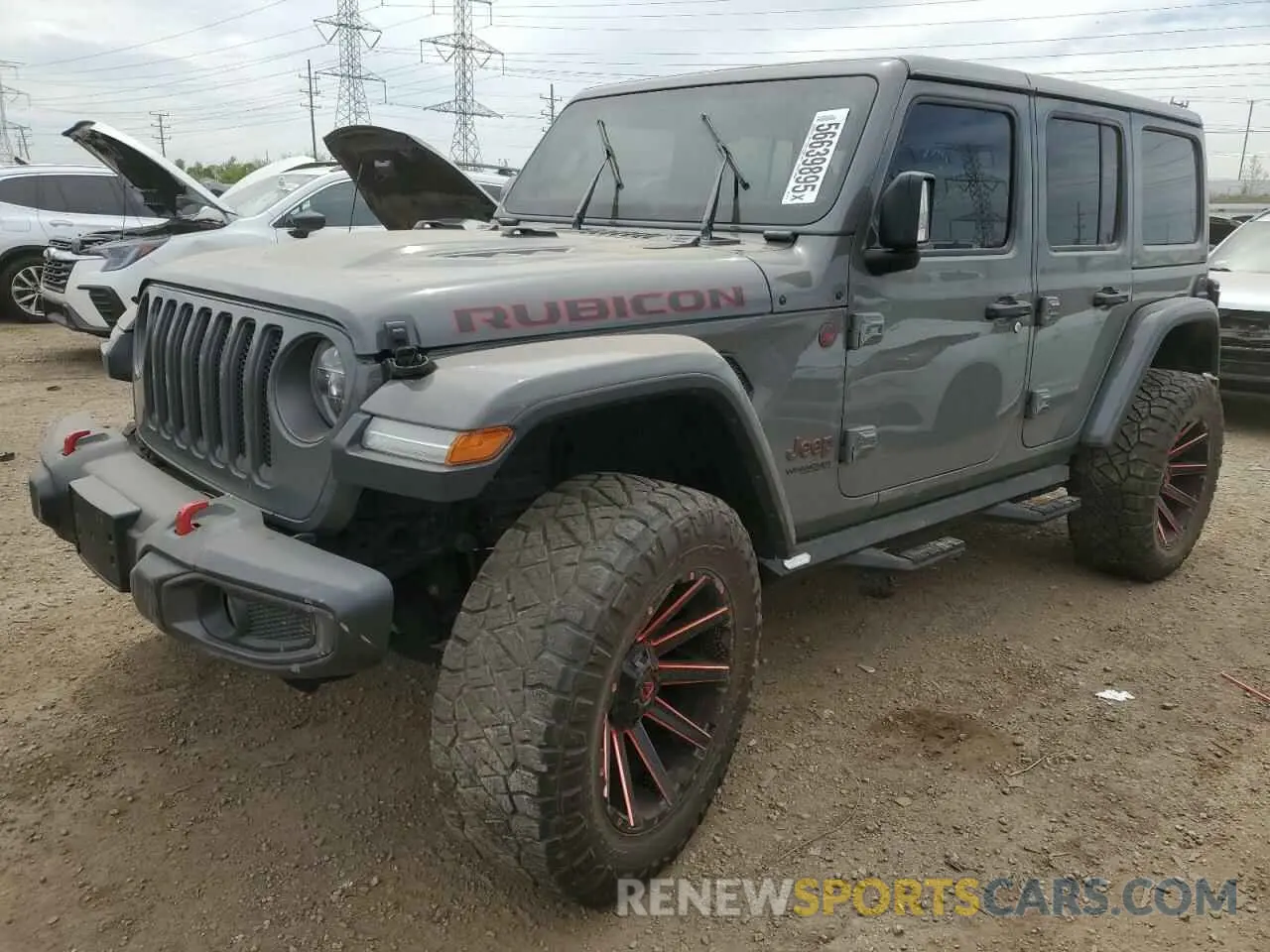 1 Photograph of a damaged car 1C4HJXFG4MW531718 JEEP WRANGLER 2021