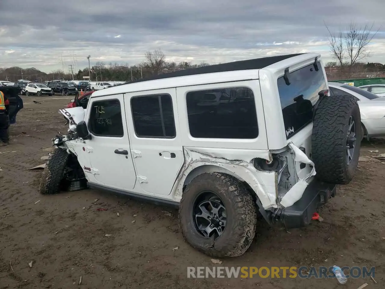 2 Photograph of a damaged car 1C4HJXFG4MW558613 JEEP WRANGLER 2021