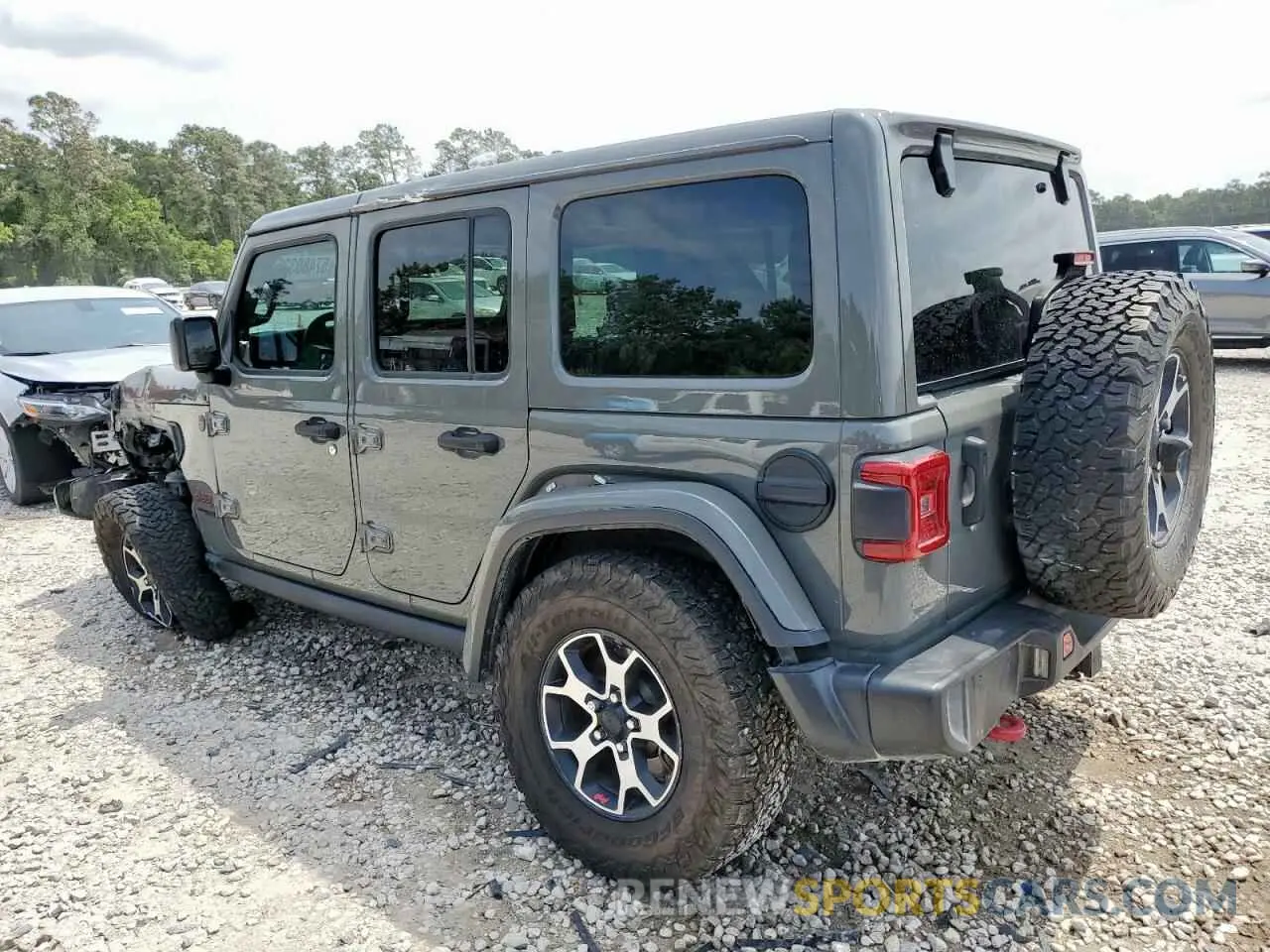 2 Photograph of a damaged car 1C4HJXFG4MW586850 JEEP WRANGLER 2021