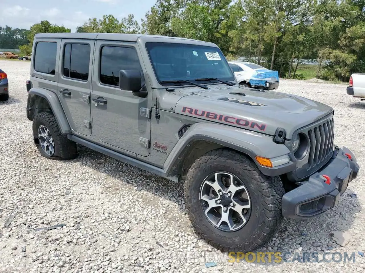 4 Photograph of a damaged car 1C4HJXFG4MW586850 JEEP WRANGLER 2021