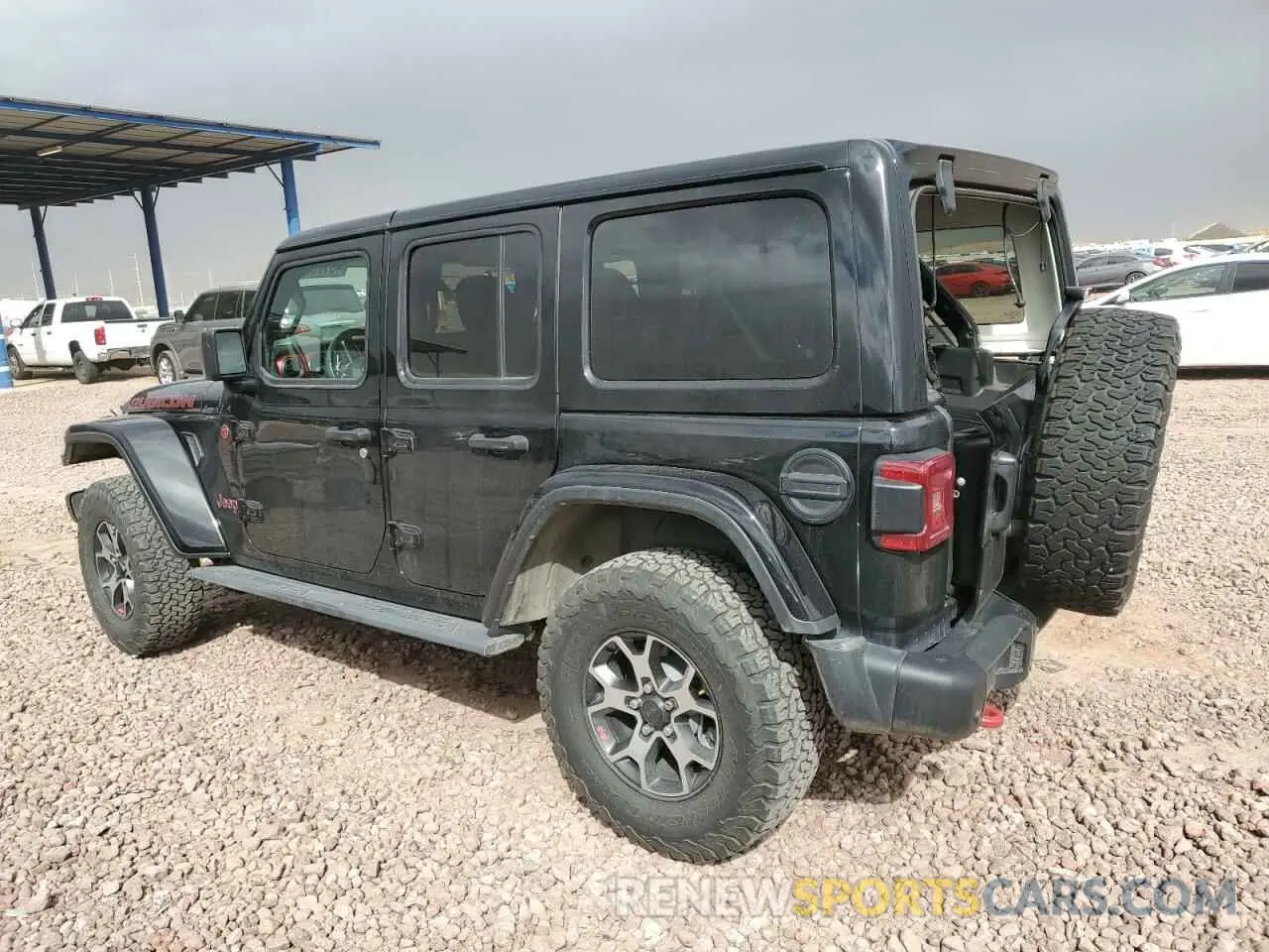 2 Photograph of a damaged car 1C4HJXFG7MW586020 JEEP WRANGLER 2021
