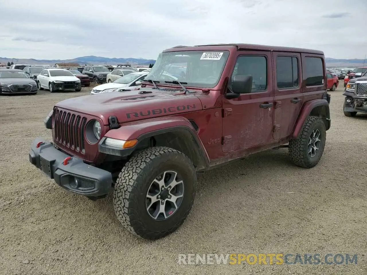 1 Photograph of a damaged car 1C4HJXFN1MW550161 JEEP WRANGLER 2021