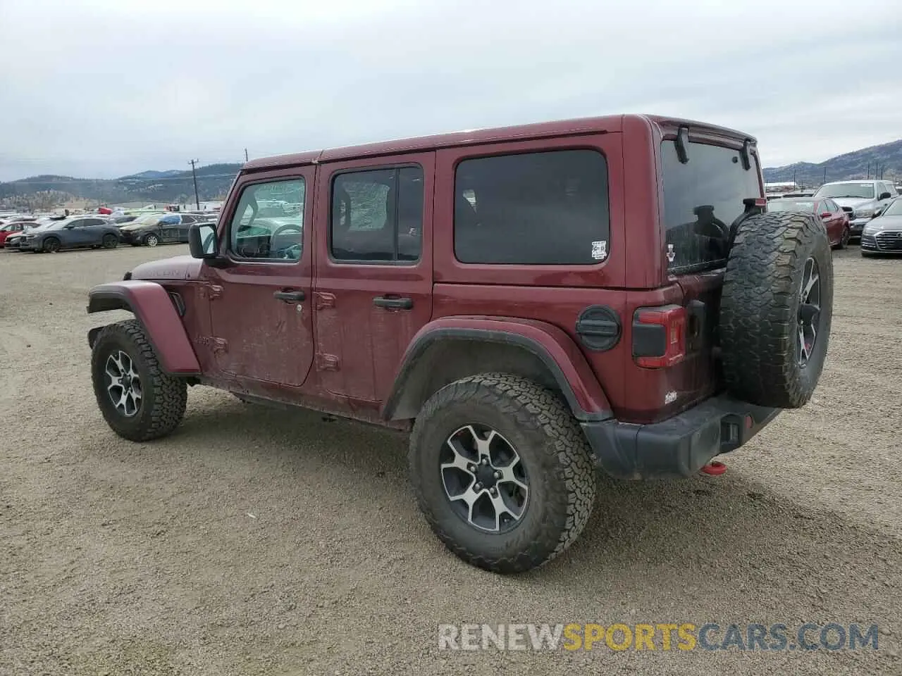 2 Photograph of a damaged car 1C4HJXFN1MW550161 JEEP WRANGLER 2021