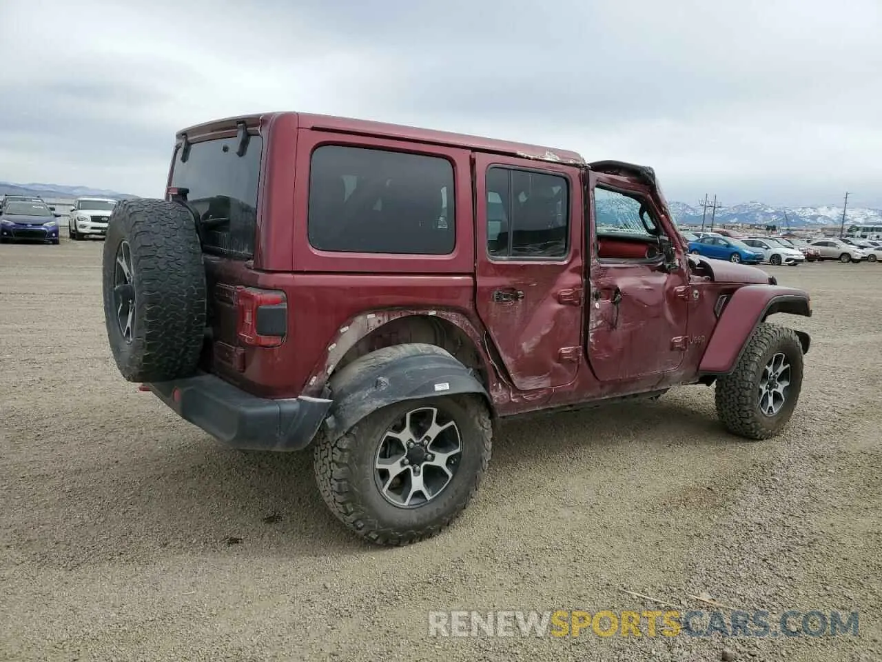 3 Photograph of a damaged car 1C4HJXFN1MW550161 JEEP WRANGLER 2021