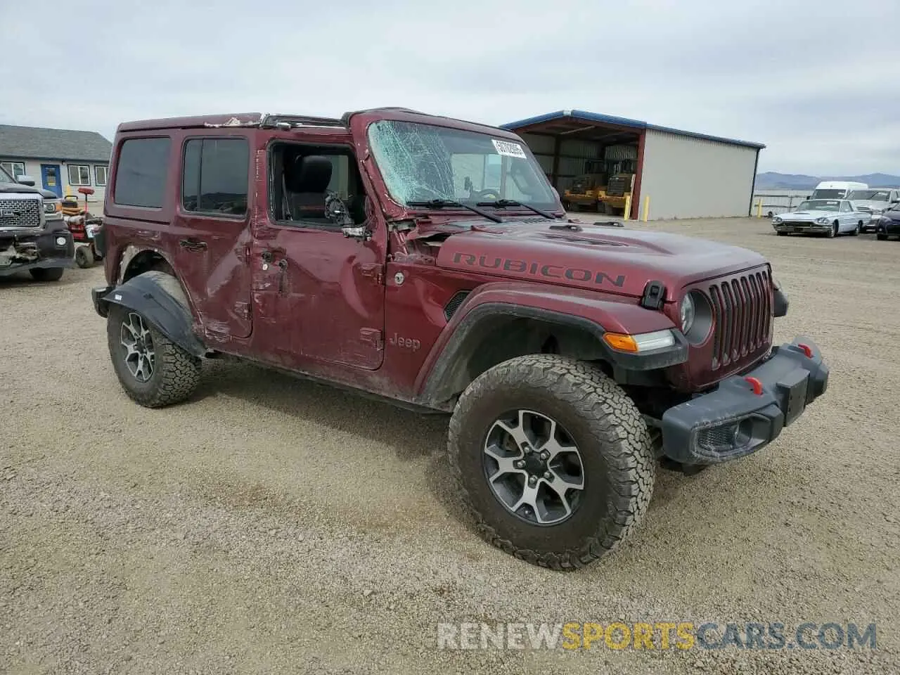 4 Photograph of a damaged car 1C4HJXFN1MW550161 JEEP WRANGLER 2021